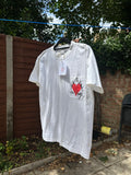 white Up-cycled T-shirt